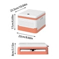 thumbnail image 2 of Toilette de Voyage Toilette Portable Toilette de Voyage Portable Siège de Toilette Pliable avec Sac de Nettoyage Toilette Réutilisable Convient aux Jeunes Enfants, 2 of 3