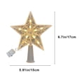 thumbnail image 3 of HOZADOIE Five Pointed Star Lighting & Ceiling Christmas Tree Transparent Belt Light Five-Pointed Star Decoration Supplies Christmas Luminous Christmas Tree Decoration Supplies, 3 of 6