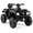 Black, variant on Gymax 24V 2-Seater 4-Wheeler Quad Electric Vehicle w/ 4 Motors Soft Start LED Lights Navy