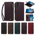 thumbnail image 4 of Samsung Galaxy M56 Wallet Cover with Zipper Pocket, Purple, 4 of 6