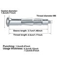 thumbnail image 3 of Button Locking M6 M8 Expansion Screw Petal Nut | Steel Galvanized Rustproof Sturdy Hollow Wall Plasterboard Fastener Hardware Combination Set B00rf9j8dy Build Driver 46 in Screwdriver Apartment Needs, 3 of 4