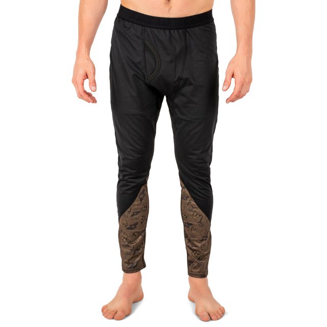 BLACKSTRAP Pantalon de Base Thermique pour Hommes Crânes et Roses, TG