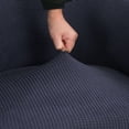 thumbnail image 4 of Housse de Fauteuil Jacquard 2024, Housse de Fauteuil Simple, Fauteuil d'Appoint, Housse de Canapé Tonneau, Housse de Canapé Extensible en Spandex Élastique Uni, 4 of 5