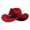 Rouge, variante sur CHENMEI Chapeau de Cowboy pour Hommes Tissé Classique Chapeau Cattleman Hiver Extérieur Casquettes de Baseball de Cowboy