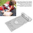thumbnail image 4 of Bouclier de Réanimation Cardiaque, Prévention des Fluides Corporels Barrière de Réanimation Cardiopulmonaire Surveillance Continue Transparent pour Urgence, 4 of 8