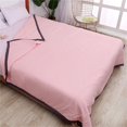 thumbnail image 2 of 67x79 inch Washed Cotton Bed Blanket Cool Summer Comforter Cooling Comforters for Hot Sleepers Picnic Blanket Summer Blanket for Bed Lightweight Breathable Ice Blanket Gifts for Women/Men, 2 of 6