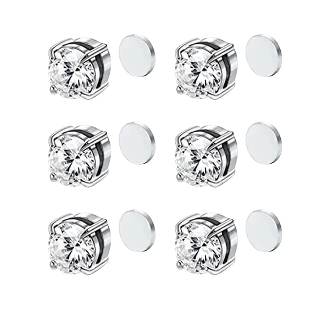 Magnetotherapy Earrings Non Piercing Acupressure Jewelry Set for Men and Women