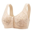 thumbnail image 3 of Bras for Women, 3PC Womans Plus Size Printing Comfortable Bra Underwear, 3 of 4
