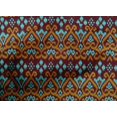 thumbnail image 4 of oneOone Cotton Poplin Fabric Swirl Ikat Printed Craft Fabric BTY 56 Inch Wide, 4 of 4