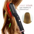thumbnail image 2 of Langgg 3 in 1 Beard Hair Straightener Hair Style Electric Comb Adjustable Temperature Comb, 2 of 6