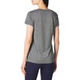 thumbnail image 3 of Hanes T-Shirt Sport Chiné Performance Col en V pour Femmes, P, Ébène Chiné, 3 of 3