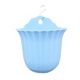 thumbnail image 2 of Wall Hanging Flower Pot Fence Resin Hanging Plant Pot Outdoor With Drainage Hole, 2 of 7