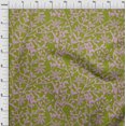 thumbnail image 4 of oneOone Polyester Spandex Olive Green Fabric Asian Block Sewing Craft Projects Fabric Prints By Yard 56 Inch Wide, 4 of 4