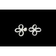 thumbnail image 1 of Kiddo 2.5" White or Off White Loop Chinese Frog Decorative Button Knot Closure, 1 of 1