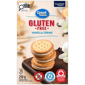 Great Value Gluten Free Vanilla Creme Sandwich Cookies