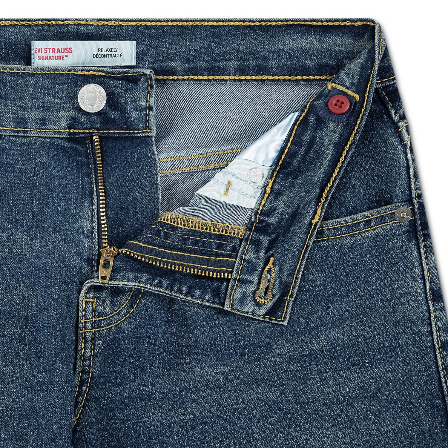 Jean à coupe décontractée jambe droite Levi Strauss Signature pour garçon