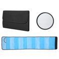 thumbnail image 4 of 12 Slots Sac de Rangement pour Absorption des Chocs en Nylon Noir pour Filtre d'Objectif d'Appareil Photo de 82 Mm, 4 of 8