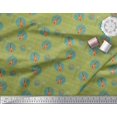 thumbnail image 2 of Soimoi Poly Georgette Fabric Notes & Guitar Musical Instrument Print Fabric by the Yard 42 Inch Wide, 2 of 5