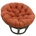 thumbnail image 1 of 44-inch Solid Micro Suede Papasan Cushion (Fits 42-inch Papasan Frame) - Spice, 1 of 5