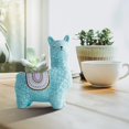 thumbnail image 4 of Binwennn Large Statue Sculpture Mini Bust Statue Cute Cartoon Animal Meat Ceramic Pot For Indoor Adorable Design For Cactus & Old Trunk Greens, 4 of 4