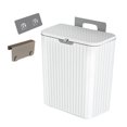 thumbnail image 4 of GROWTH TANK Countertop Stable Hanging Waste Bin Portable Waste Bin Small Kitchen Compost Bin White 9L, 4 of 9