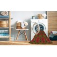 thumbnail image 2 of Ahgly Tapis Rectangulaire Lavable en Machine Intérieur Transitionnel Rouge Cramoisi, 2 Pieds x 5 Pieds, 2 of 7