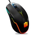 thumbnail image 1 of Deco Gear Souris de Jeu Filaire / DPI Réglable 800-5000 / Souris Optique Haute Précision / Ergonomique pour Toutes les Poignées de Jeu / 11 Modes Rétroéclairés RVB / 6 Boutons, 1 of 4