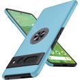 thumbnail image 1 of KOMI for Google Pixel 7 Pro Case, Slim Fit Case for Pixel 7 Pro with Ring Holder Kickstand,[Military Grade Drop Tested] Dual Layer Shockproof Protective Phone Case for Pixel 7 Pro 6.7", Sierra Blue, 1 of 5