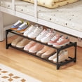 thumbnail image 2 of Sentmoon Shoe Rack for Front Door Entrance Shoe Racks Shoe Rack Shoe Rack Storage Organizer with 2 Tiers Metal Shelves for Bedroom Closets Entry Dorm Room, 2 of 6