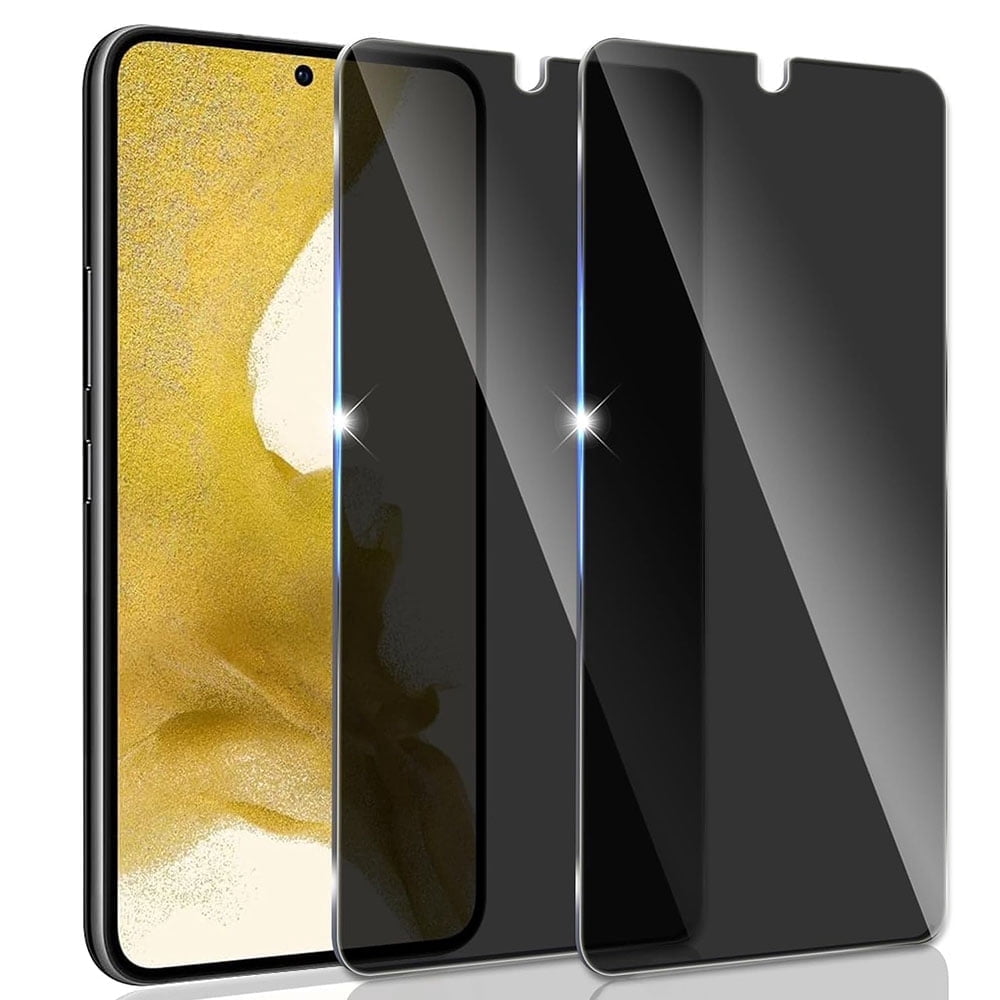 ZYQEEE 2 Pack Privacy Screen Protector for Samsung Galaxy S23 6.1 inch, Anti-Spy Tempered Glass, Bubble-Free, Easy Install