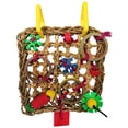 thumbnail image 5 of Thinsony Pet Bird Foraging Wall Toy Parrot Mat Birds Toy Woven Love Parakeet Chewing Style A 1Set, 5 of 5