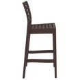 thumbnail image 2 of Pemberly Row Tabouret de Bar d'Extérieur Contemporain de 29.5" en Brun, 2 of 8
