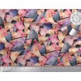 thumbnail image 3 of Soimoi Cotton Voile Fabric Triangle & Texture Print Fabric by Yard 42 Inch Wide, 3 of 3