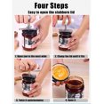 thumbnail image 4 of Yeacher Stainless Steel Jar Opener Bottle Opener Helpful Kitchen Gadget Stubborn Lid Remover for Seniors Weak Hands, 4 of 8