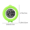 thumbnail image 3 of TopLLC Digital Electronic Clock LED Display Electronic Clock Stereo Digital Display Snooze Alarm Clock 12/24H Switching Countdown Time digital alarm clock, 3 of 8