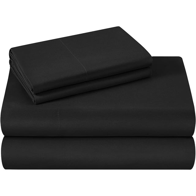 1000 Thread Count 100% Egyptian Cotton 3-Piece Flat Sheet (1 Flat + 2 Pillow Covers) Solid Pattern
