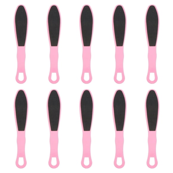 SNNROO 10PCS Double-sided Frosted Feet Files Portable Foot Grinder Practical Foot Scraper Special Foot Callus Brush Multifunction Exfoliating Tool for Home Use (Random Color)