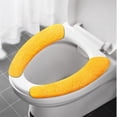 thumbnail image 2 of Restroom Mat Bath Mats for Bathroom Non Washable Memory Foam Soft Rugs for Bathroom Toilet Elongated Rug Dark Bath Mats for Bathroom Non Thicker Bathroom Toilet Seat Cover Pads Soft Warmer, 2 of 4