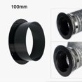 thumbnail image 3 of 100mm ABS Straight Pipe Flange Ventilation Ducting Exhaust Pipe Connector, 3 of 8