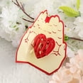 thumbnail image 4 of TIELUTT Day Greeting Card 3d Three Paper Carving Small Card to Give Mom Thanksgiving Greeting Card in Hand Custom Thank You Cards Kinder Hippo Blank Note Cards Bulk Blank inside Cards Colorful Blank, 4 of 8