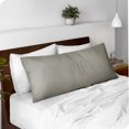 thumbnail image 1 of Bare Home Body Pillowcase - Zipper Closure - Ultra Soft - Double Brushed - Light Gray, 1 of 7