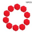 thumbnail image 3 of QualitChoice Lot de 10 Balles d'Eau Réutilisables Jeu de Plage pour Piscine Jouets de Bataille Absorbants Interactifs Rebondissants Jouet Parent-Enfant Rouge 1 Ensemble, 3 of 6
