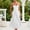 01 White, variant on Weiqiqre Dresses for Women Elegant Classy Spaghetti Strap Lace Up Casual Midi Dresses with Pockets Low Cut Flowy Bustier Sundress