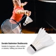 thumbnail image 3 of Badminton,3Pcs Durable Badminton Shuttlecocks White Badminton Shuttlecocks Modern Innovation, 3 of 8
