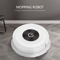 thumbnail image 5 of RRJ Automatic Floor Mopping Robot, Low Noise Wet and Dry Household Mopping Machine, Cordless Robotic Floor Cleaner for Hardwood Tile Laminate Floors, USB Rechargeable Smart Cleaning Device for Home, 5 of 5