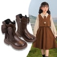 thumbnail image 3 of Autumn Girls' Booties, British Style Fashion Booties, Suitable for Middle and Older Children, 3 of 8