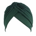 thumbnail image 1 of Bonnet Plissé Pré-Noué pour Femmes, Bonnet Tricoté, Pack Turban pour Cheveux, 1 of 6