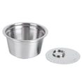 thumbnail image 4 of Reusable Stainless Steel Coffee Capsule for  Coffee Maker, Durable and Easy to  with Food Grade Silicone Lid, High Filtering Accuracy, Suitable for Home or Office, 4 of 7