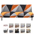 thumbnail image 1 of 2024 Armless Futon Sofa Bed Cover  Stretch Sofa Couch Slipcovers Without Armrests  Printed Furniture Protector Cover  9 Colors, 1 of 8