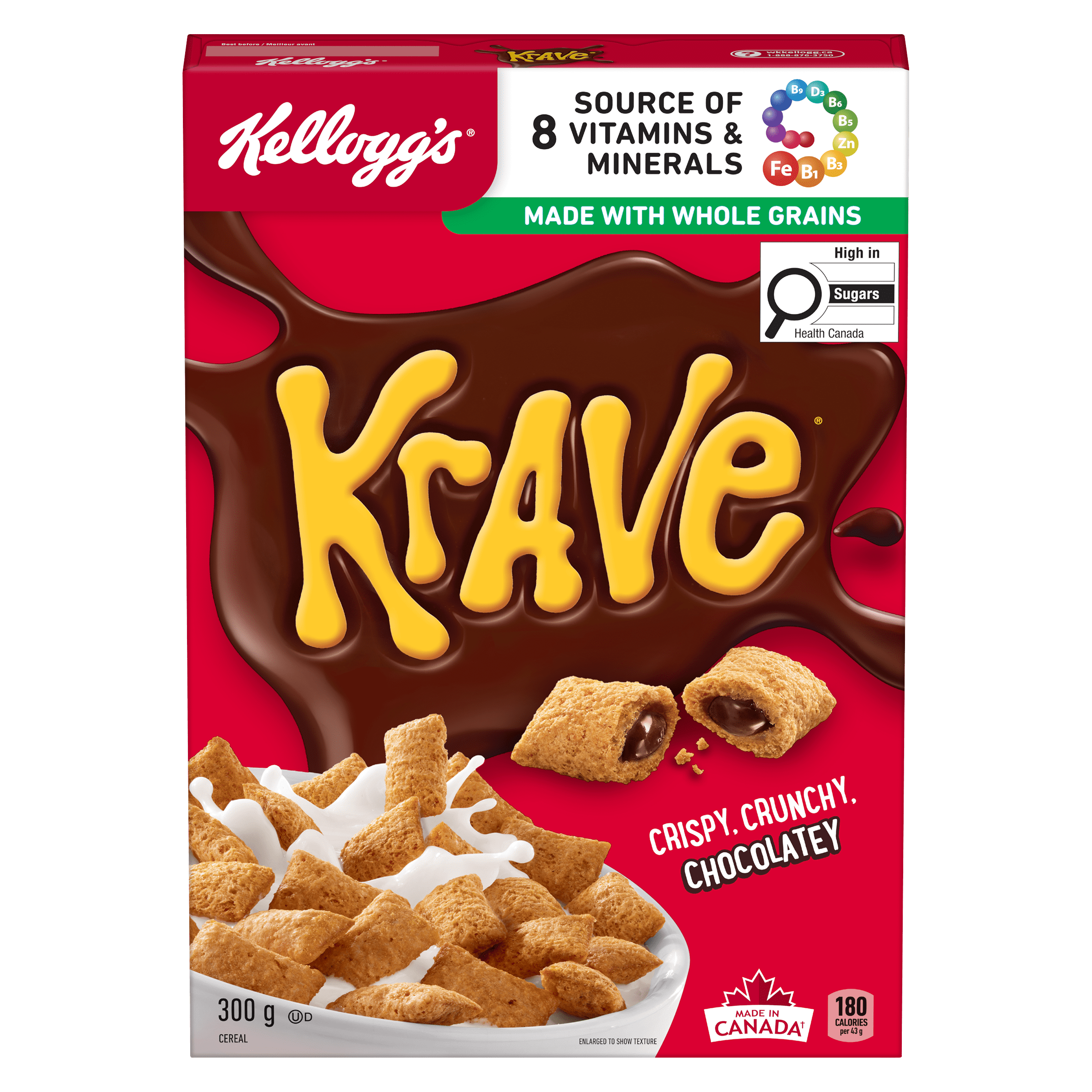 Kellogg's Krave* Cereal, 300g